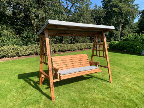 Charles Taylor HB134GR - Dorset Three Seater Swing Grey
