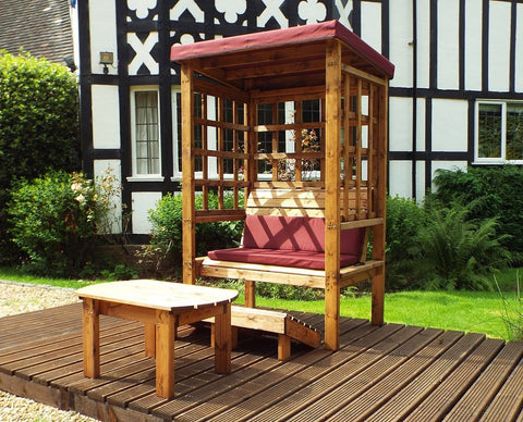 Charles Taylor HB135B - Bramham Two Seater Arbour Burgundy