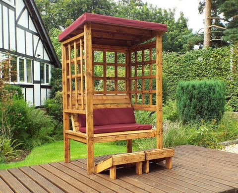 Charles Taylor HB135B - Bramham Two Seater Arbour Burgundy