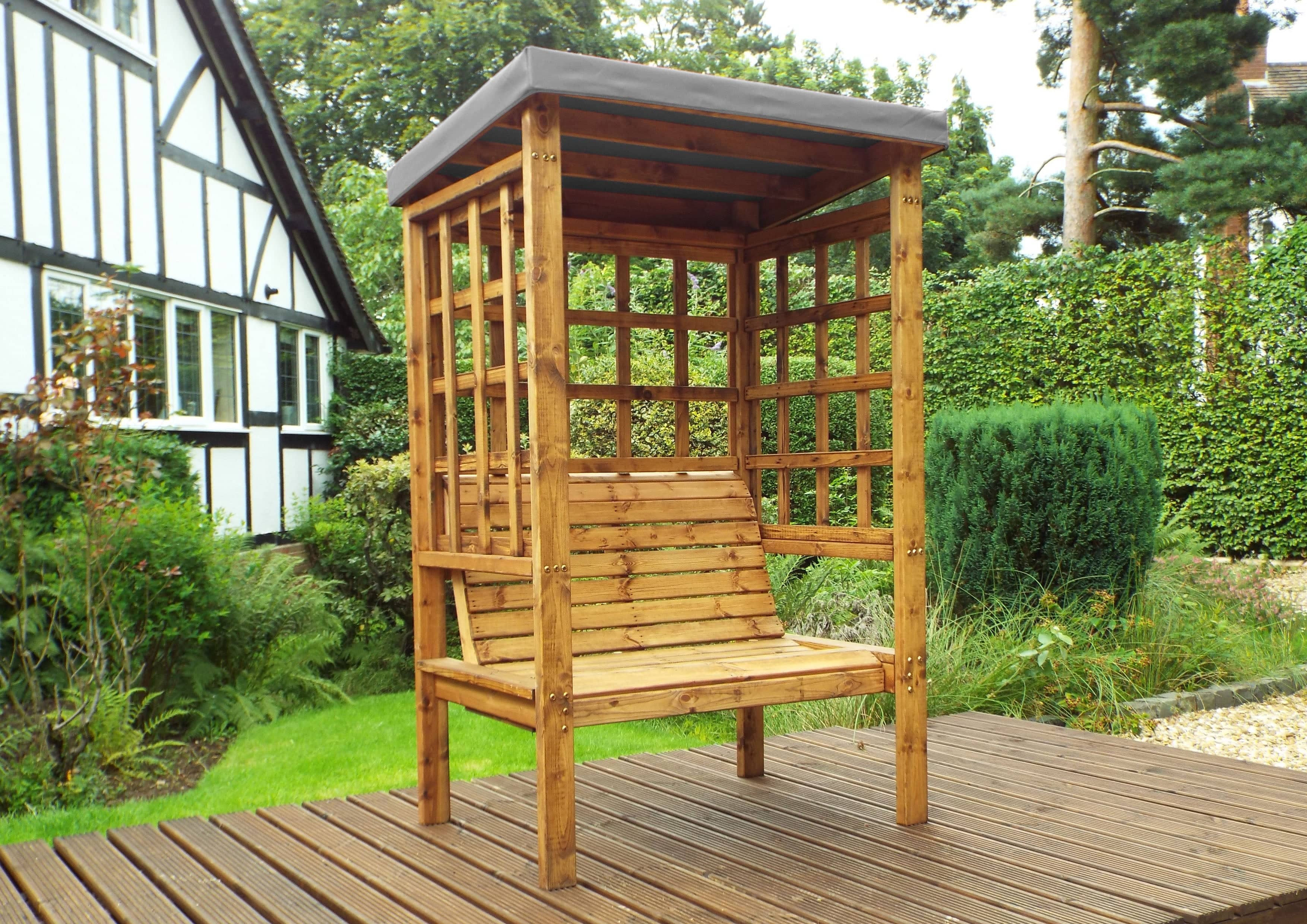 Charles Taylor HB135GR - Bramham Two Seater Arbour Grey