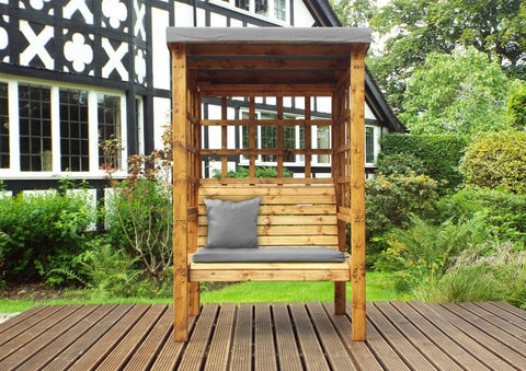Charles Taylor HB135GR - Bramham Two Seater Arbour Grey