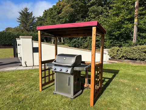 Charles Taylor HB137 - Dorchester BBQ Shelter (Green , Grey or Burgundy)