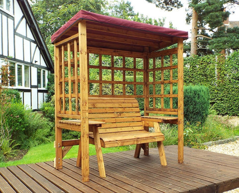 Charles Taylor HB144B - Wentworth Two Seater Arbour Burgundy