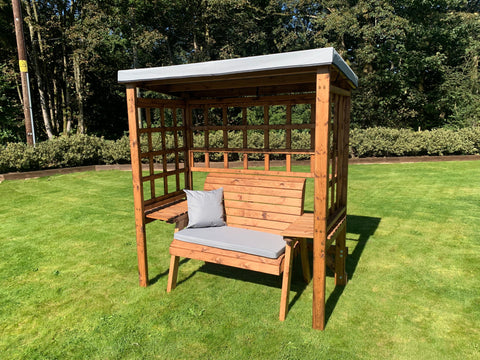 Charles Taylor HB144GR - Wentworth Two Seater Arbour Grey