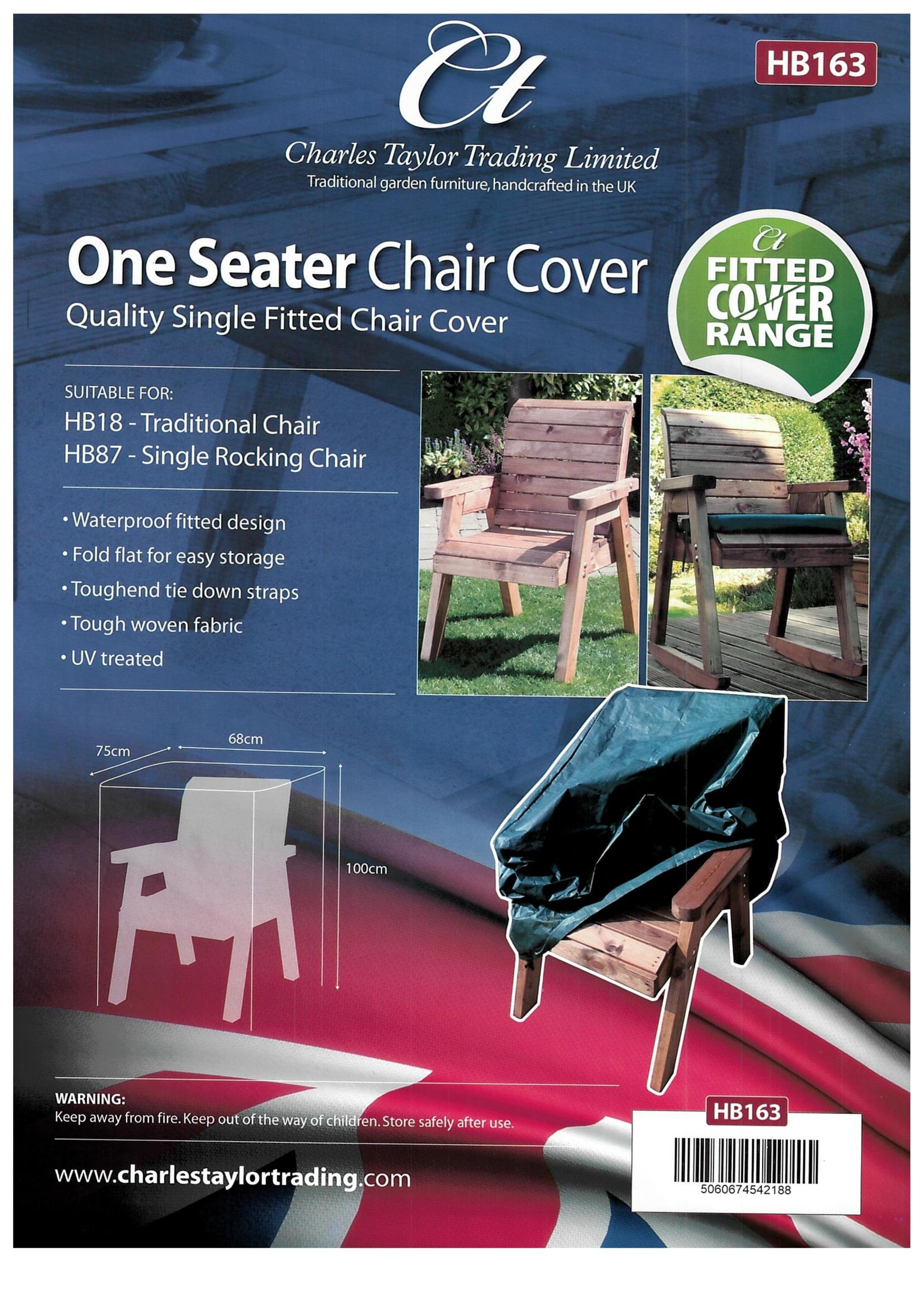 Charles Taylor HB163 - Deluxe Fitted Chair Cover