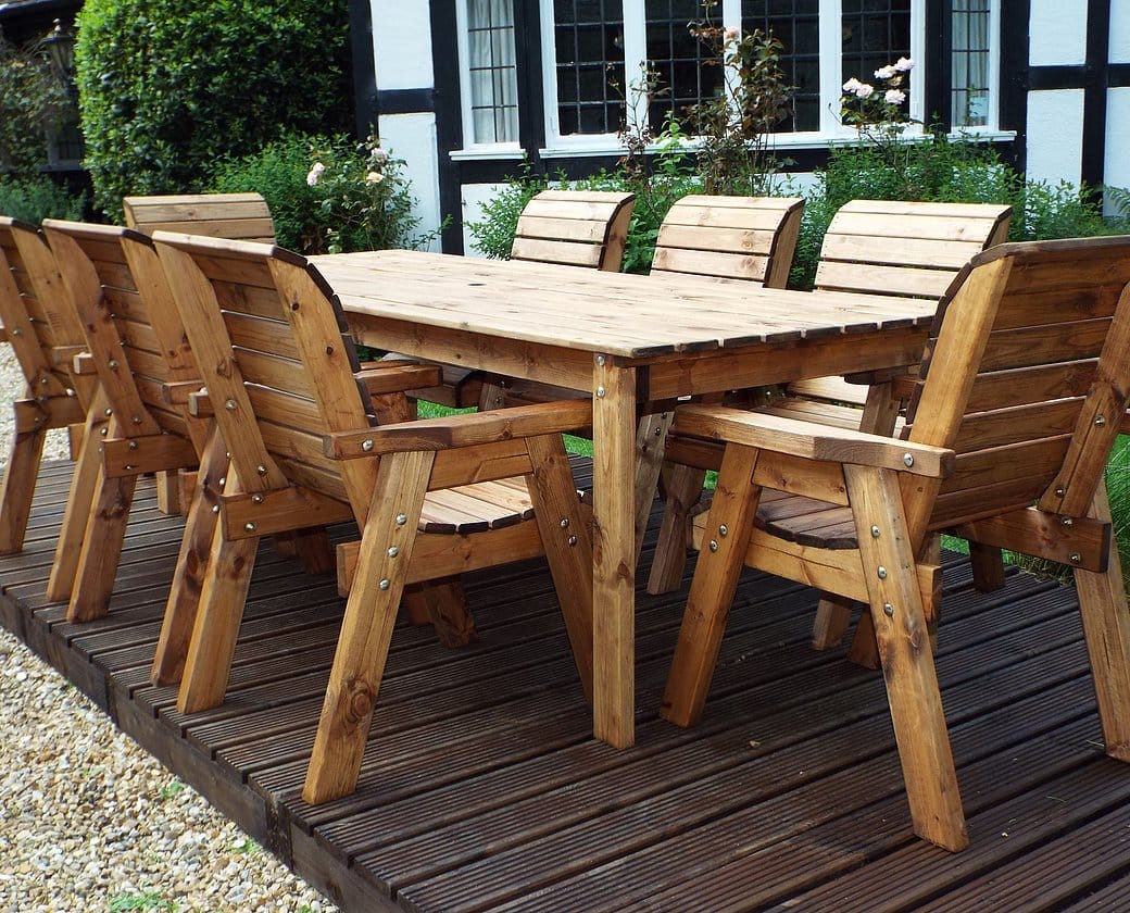 Charles Taylor HB17 - Eight Seater Rectangular Table Set