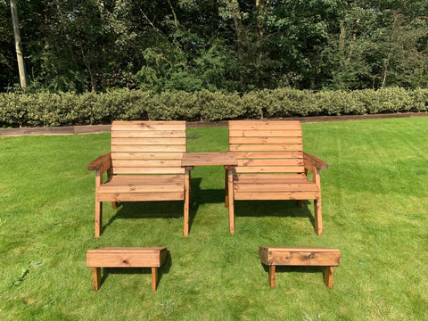 Charles Taylor HB185 - Grand Twin Set Straight With Footstools