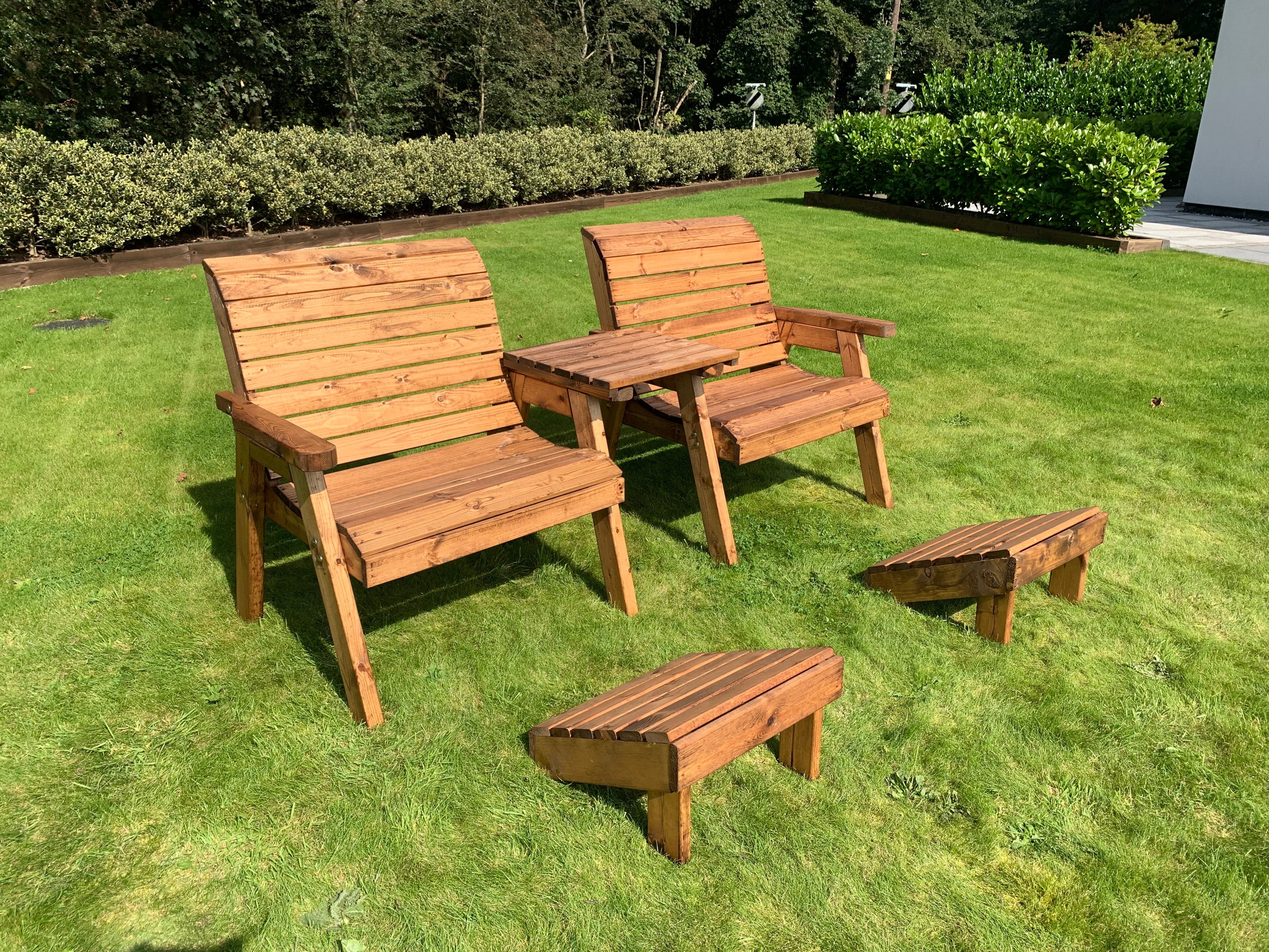 Charles Taylor HB185 - Grand Twin Set Straight With Footstools