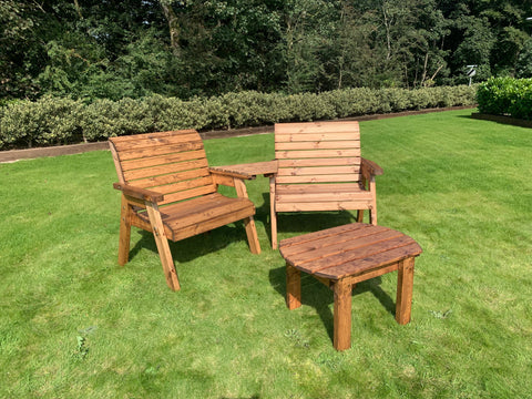 Charles Taylor HB187 - Grand Twin Set Angled With Coffee Table