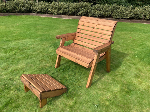 Charles Taylor HB197 - Grand Chair With Footstool