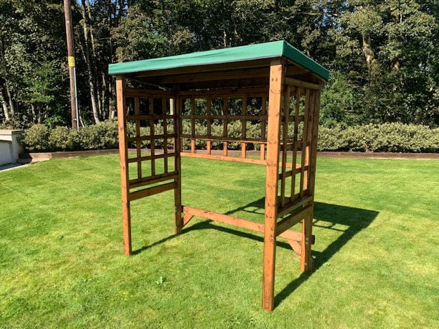 Charles Taylor HB206G - Regular Universal Two Seat Arbour Frame Green
