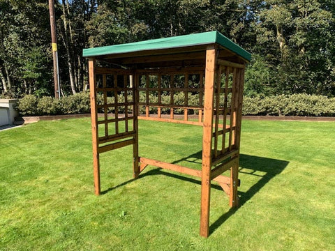 Charles Taylor HB206G - Regular Universal Two Seat Arbour Frame Green