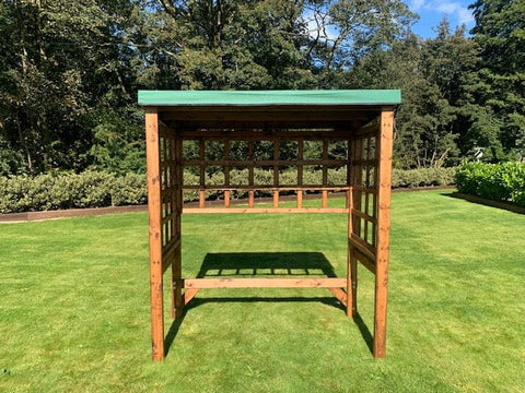 Charles Taylor HB206G - Regular Universal Two Seat Arbour Frame Green