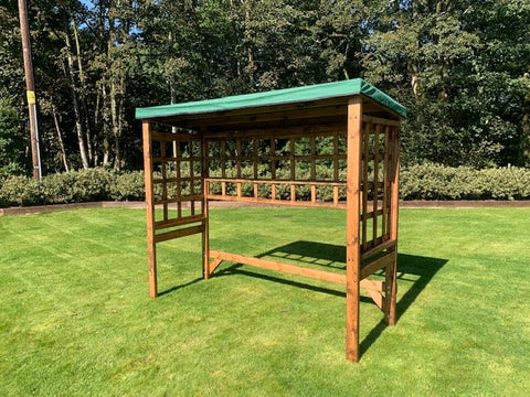 Charles Taylor HB207G - Large Universal Three Seater Arbour Frame Green