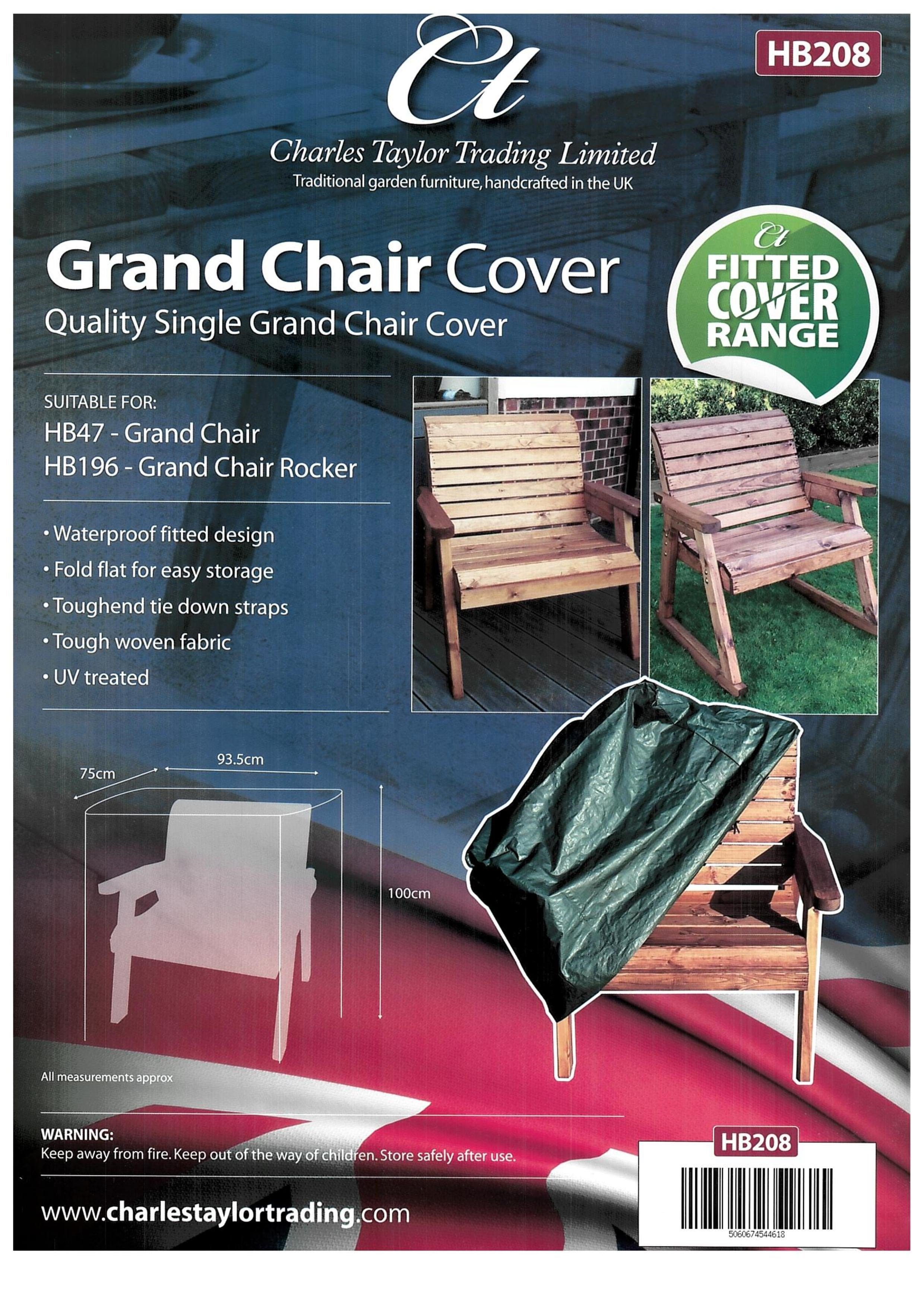 Charles Taylor HB208 - Deluxe Grand Chair Cover