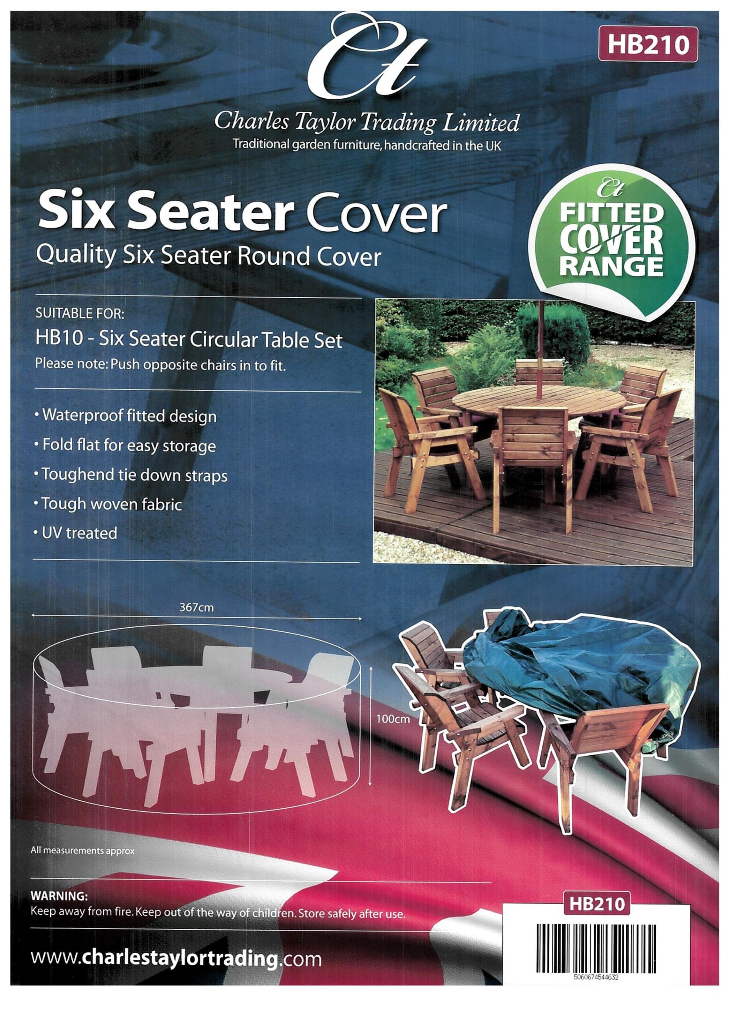 Charles Taylor HB210 - Six Seat Round Table Set Cover