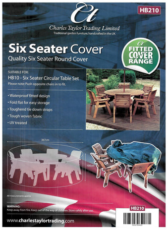 Charles Taylor HB210 - Six Seat Round Table Set Cover