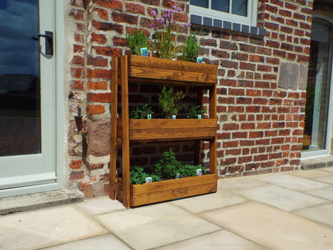 Charles Taylor Wooden Planters Charles Taylor HB214 - Country Kitchen Herb Garden Medium