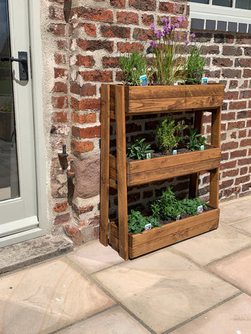 Charles Taylor Wooden Planters Charles Taylor HB214 - Country Kitchen Herb Garden Medium