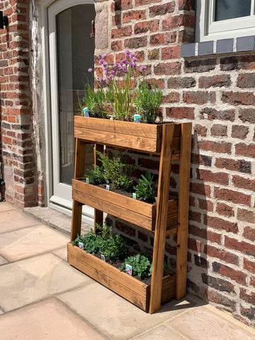 Charles Taylor Wooden Planters Charles Taylor HB214 - Country Kitchen Herb Garden Medium