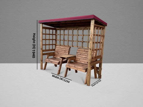 Charles Taylor HB222B - Grand Henley Twin Arbour Burgundy