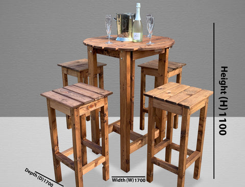 Charles Taylor HB224 - Alfresco Bar Set Four Seater