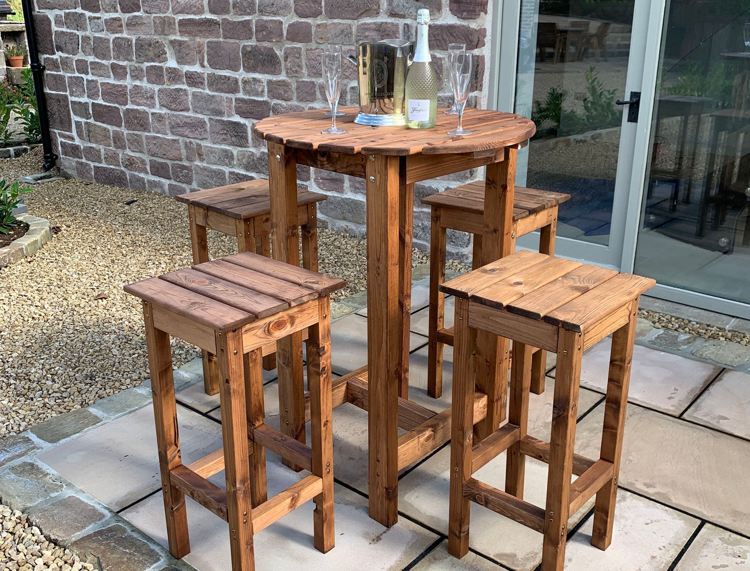 Charles Taylor HB224 - Alfresco Bar Set Four Seater