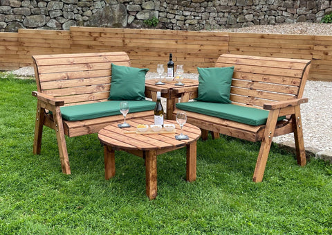 Charles Taylor HB266 - Four Seater Balmoral Corner Set With Round Coffee