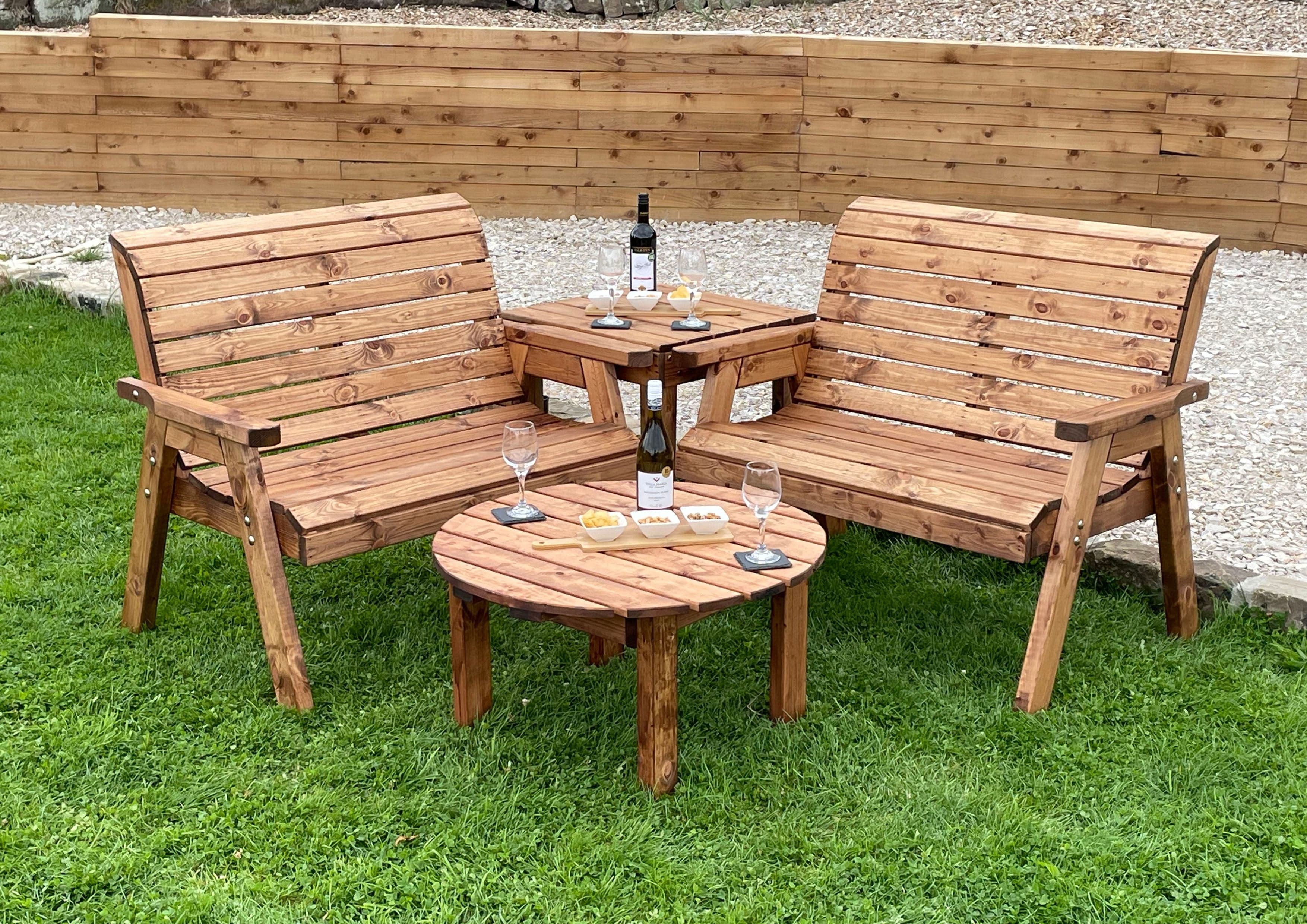 Charles Taylor HB266 - Four Seater Balmoral Corner Set With Round Coffee