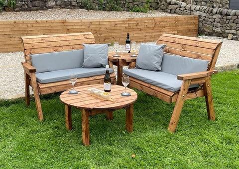 Charles Taylor HB266 - Four Seater Balmoral Corner Set With Round Coffee