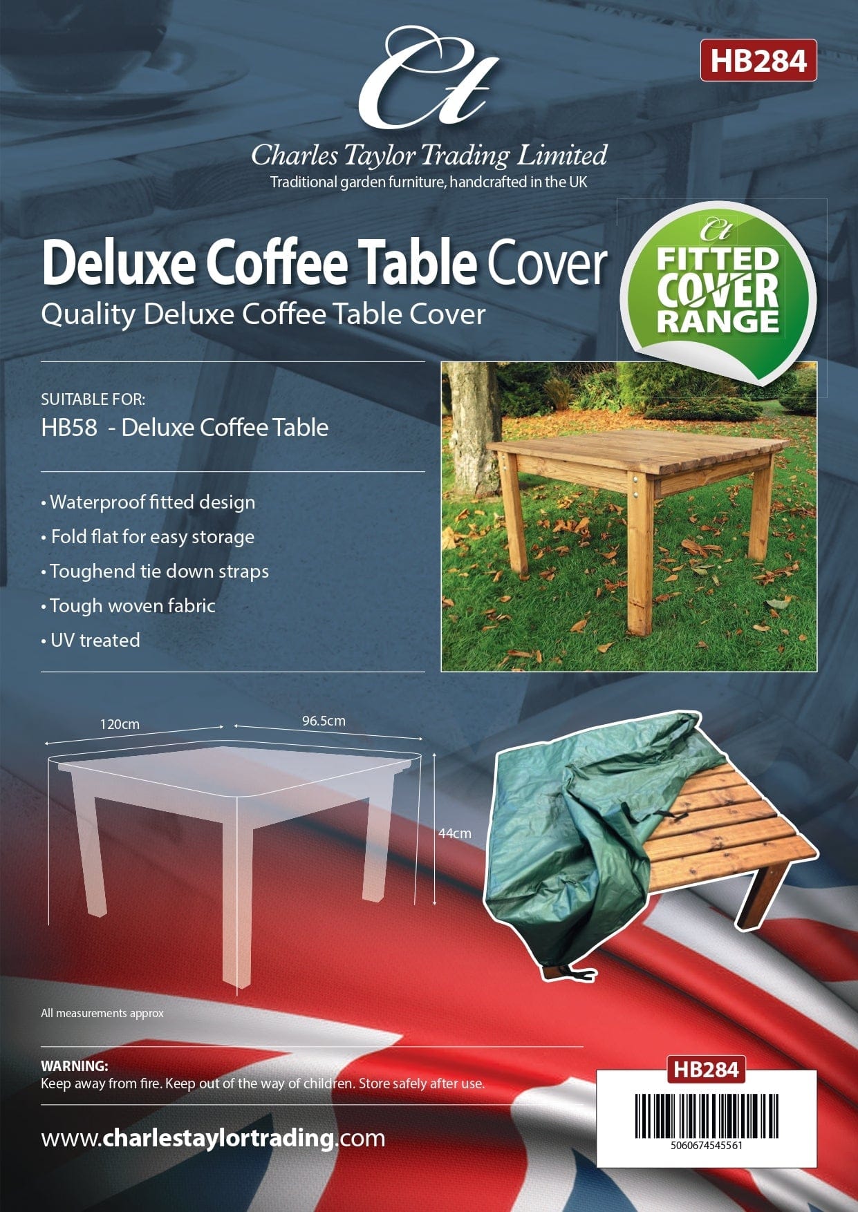 Charles Taylor HB284 - Deluxe Coffee Table Cover