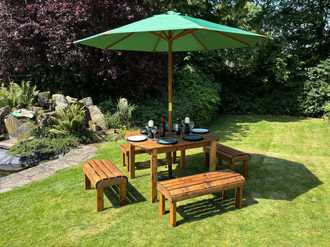 Charles Taylor HB297 - Knights Six Seater Rectangular Table Set