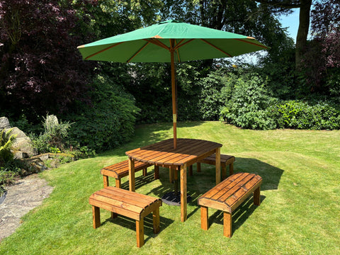 Charles Taylor HB297 - Knights Six Seater Rectangular Table Set