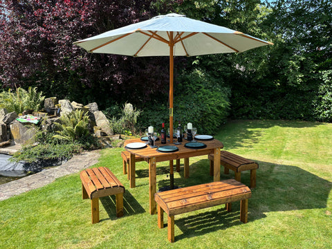 Charles Taylor HB297 - Knights Six Seater Rectangular Table Set