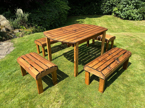 Charles Taylor HB297 - Knights Six Seater Rectangular Table Set