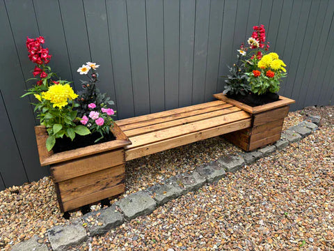 Charles Taylor Garden Bench Charles Taylor HB306 - Knights Double Planter Bench