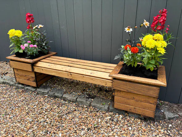 Charles Taylor Garden Bench Charles Taylor HB306 - Knights Double Planter Bench