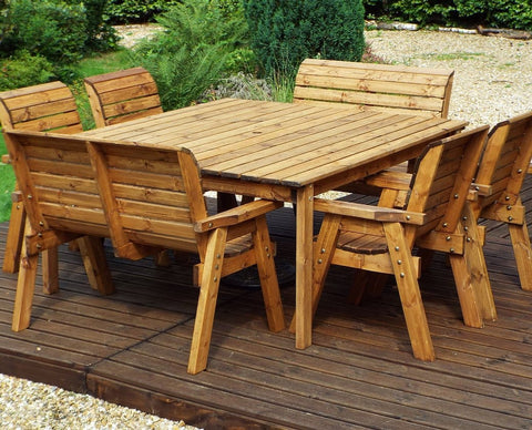 Charles Taylor HB44 - Eight Seater Square Table Set