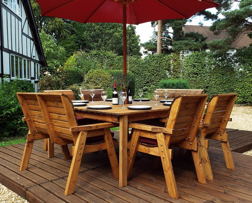 Charles Taylor HB44 - Eight Seater Square Table Set