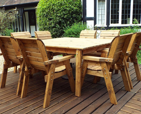 Charles Taylor HB82 - Eight Seater Square Table Set