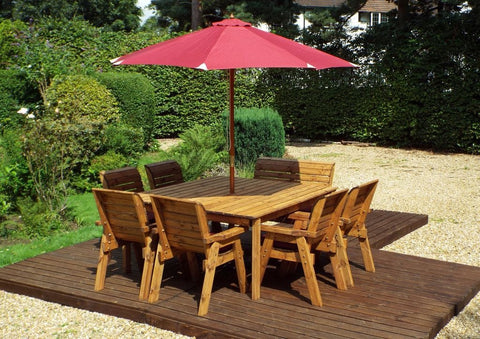 Charles Taylor HB83 - Eight Seater Square Table Set