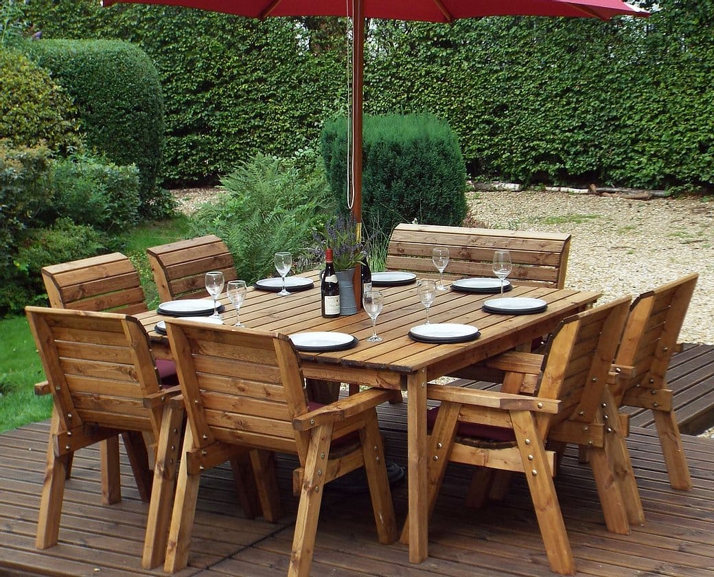 Charles Taylor HB83 - Eight Seater Square Table Set