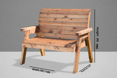 Charles Taylor Benches Charles Taylor Two Seat Traditional Bench (flat packed)