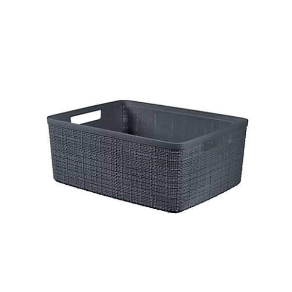 Curver Storage Basket Curver Jute Basket Grey M