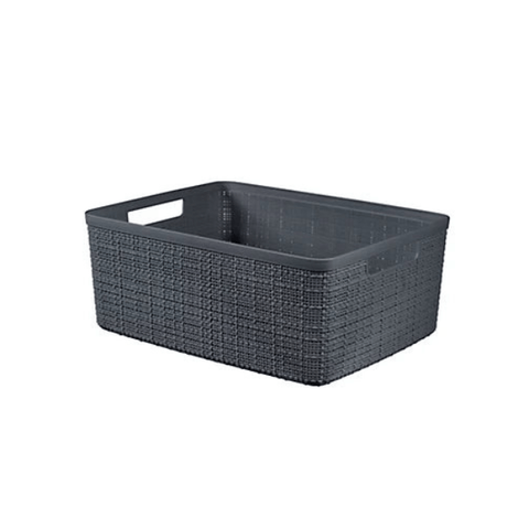 Curver Storage Basket Curver Jute Basket Grey M
