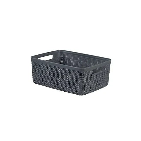 Curver Storage Basket Curver Jute Basket Grey S