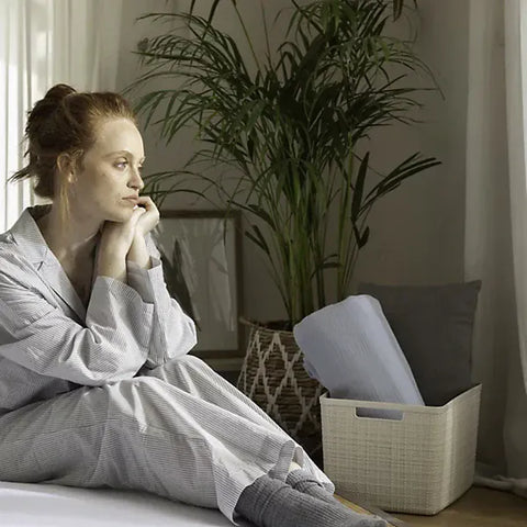 Curver Jute Basket White L