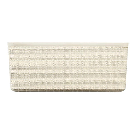 Curver Jute Basket White M