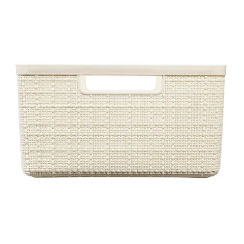 Curver Jute Basket White M