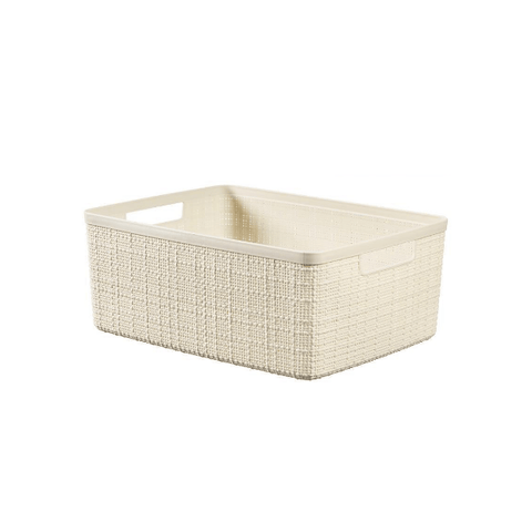 Curver Storage Basket Curver Jute Basket White M